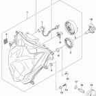 GSX R750 Headlamp (gsx-r750l5 e28)