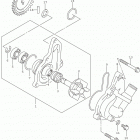 DR Z400S Водяной насос