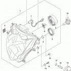 GSX R600 Headlamp (gsx-r600l5 e28)