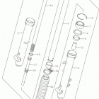 DR Z125,L Front fork damper (dr-z125ll5 e28)