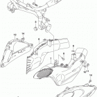GSX1300R A Air intake pipe