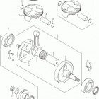 RM Z250 Коленвал