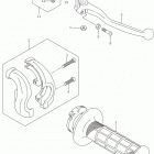 DR Z400SM Rh handle lever