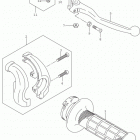 DR Z400S Rh handle lever