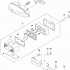 GSX R1000 Rear combination lamp (gsx-r1000l5 e33)
