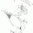 GSX R750 Radiator (gsx-r750l5 e03)