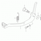 DR Z125,L Педаль тормоза