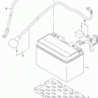 GSX S750 Battery (gsx-s750al5 e28)