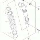RM Z250 Задние амортизаторы