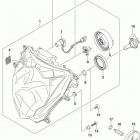 GSX R600 Headlamp (gsx-r600l5 e03)