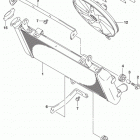 GSX S750 Radiator (gsx-s750l5 e03)