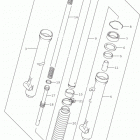 DR Z125,L Front fork damper (dr-z125l5 e28)