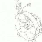 DR Z400SM Вентилятор радиатора