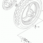 VZ800 Переднее колесо