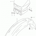 DR Z400SM Переднее крыло