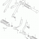 TU250X Подножки
