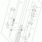 DR Z125,L Front fork damper (dr-z125ll5 e33)