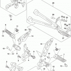 GSX R750 Подножки