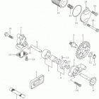 RM Z250 Масляный насос