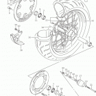 DR Z400SM Переднее колесо