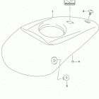 VZ1500 Fuel tank front cover