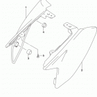 DR Z70 Обтекатель рамы