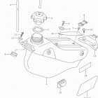 RM Z450 Топливный бак