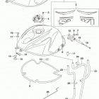 GSX R750 Fuel tank (gsx-r750l5 e03)