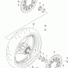 GSX R750 Переднее колесо