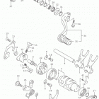 DR Z400SM Механизм  переключения передач
