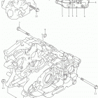 TU250X Картер двигателя
