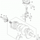 GSX R750 Коленвал