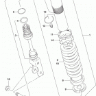 RM85 Rear shock absorber (rm85l5 p28)