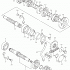 DR Z125,L Transmission (dr-z125ll5 e28)