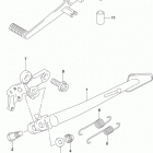 GSX R600 Подножка