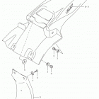 DR Z125,L Rear fender (dr-z125l5 e28)