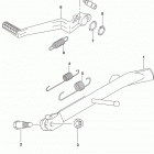 GSX S750 Подножка