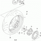 GSX R600 Переднее колесо