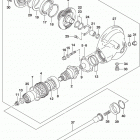 VZ800 Propeller shaft  /  final drive gear