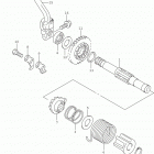 DR Z125,L Кик стартер