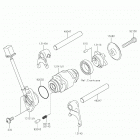 Z125 PRO (BR125JJS) Шестерни   /  вилки переключения