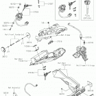 Z650 (ER650HHF) Замок зажигания  /  замки  /  отражатели
