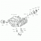 Ninja 400 (EX400HJFA) Масляный насос  /  масляный фильтр