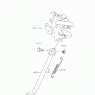 Z125 PRO (BR125JJS) Подножка