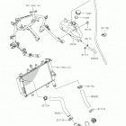 Ninja 400 (EX400HJFA) Патрубки охлаждения