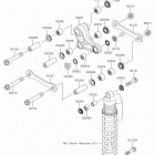 KX100 (KX100FKF) Задняя подвеска