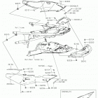 CONCOURS 14 ABS (ZG1400EHF) Боковые обтекатели