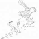 Z900RS ABS Педаль тормоза