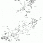 KLX450R (KLX450AJF) Подножки