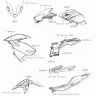 Ninja 400 (EX400GKF) Decals(gray)(gkfb)